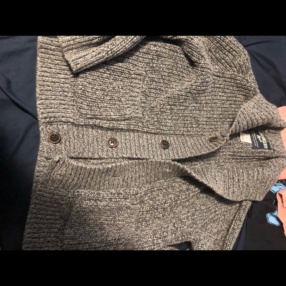 COPY - Oshkosh b’gosh warm Boys gray cardigan size 7